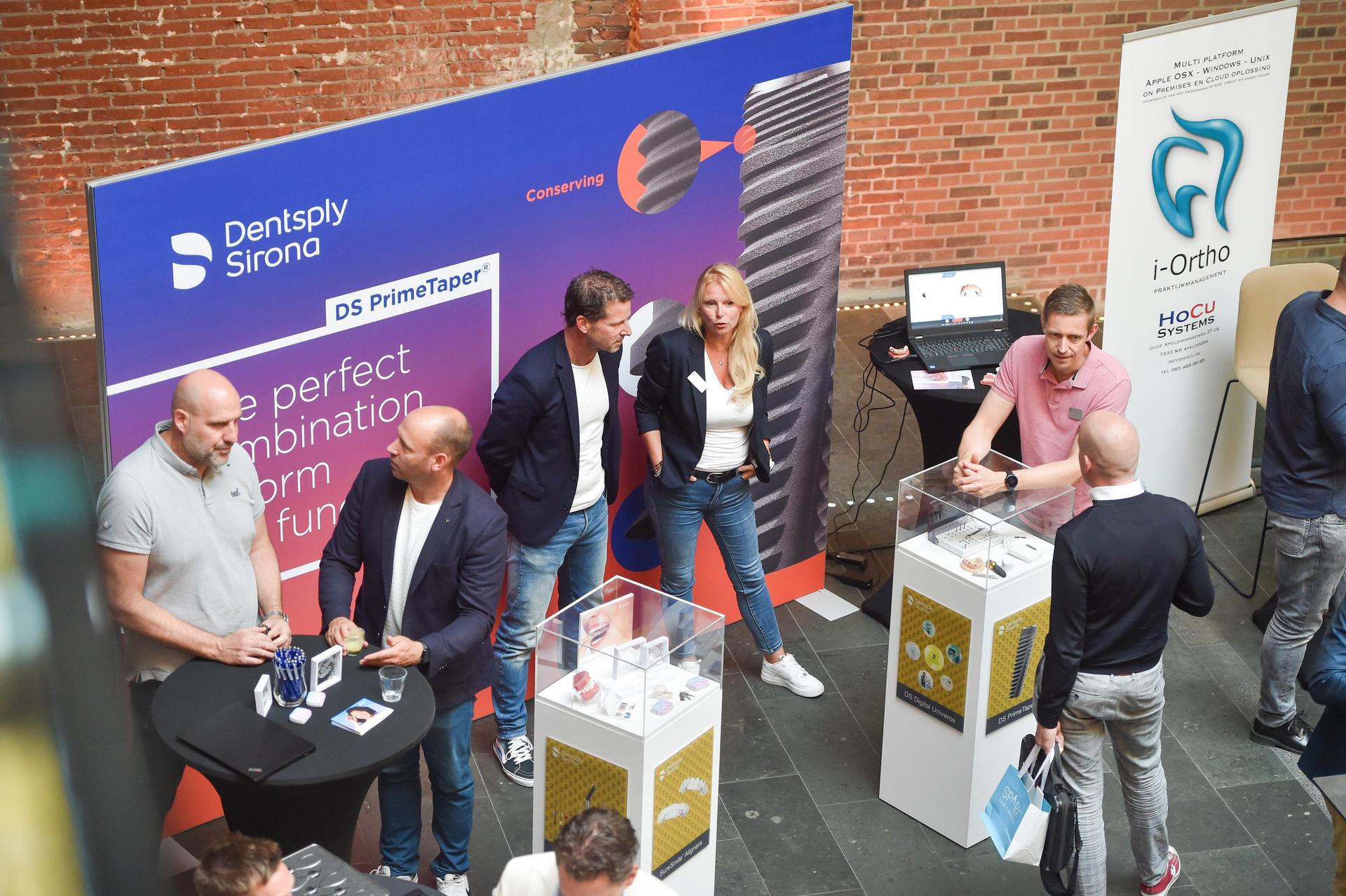 Standhouders op het zakelijke BSSO congres bij PHIL Haarlem