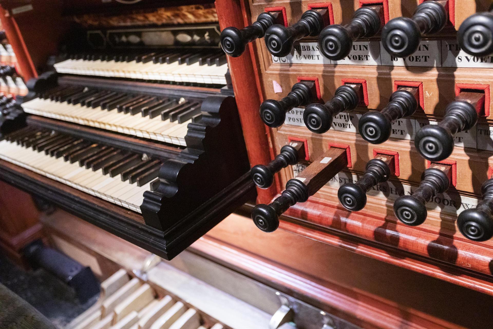 orgel in de Grote of St. Bavokerk