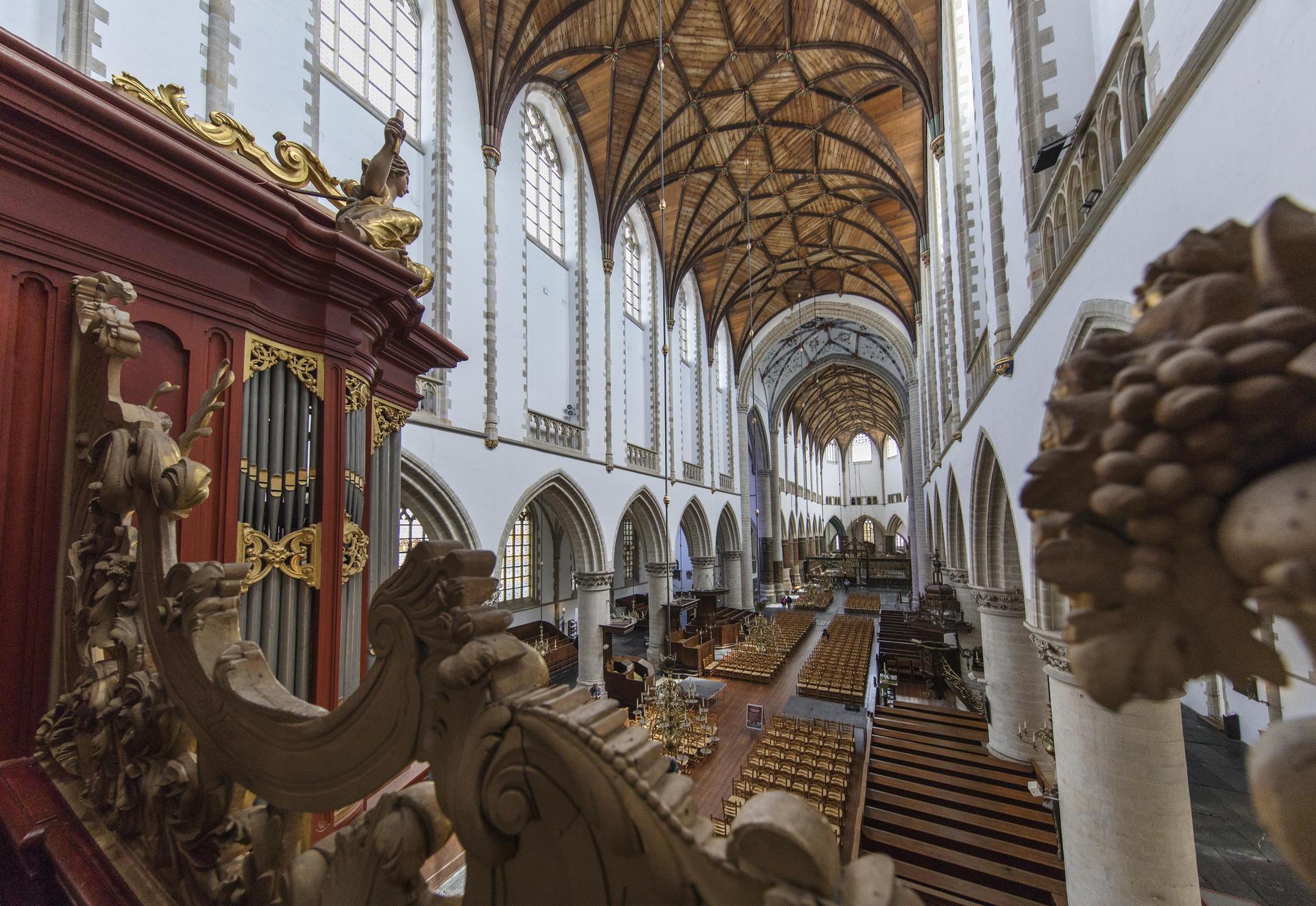 de Grote of St. Bavokerk in Haarlem
