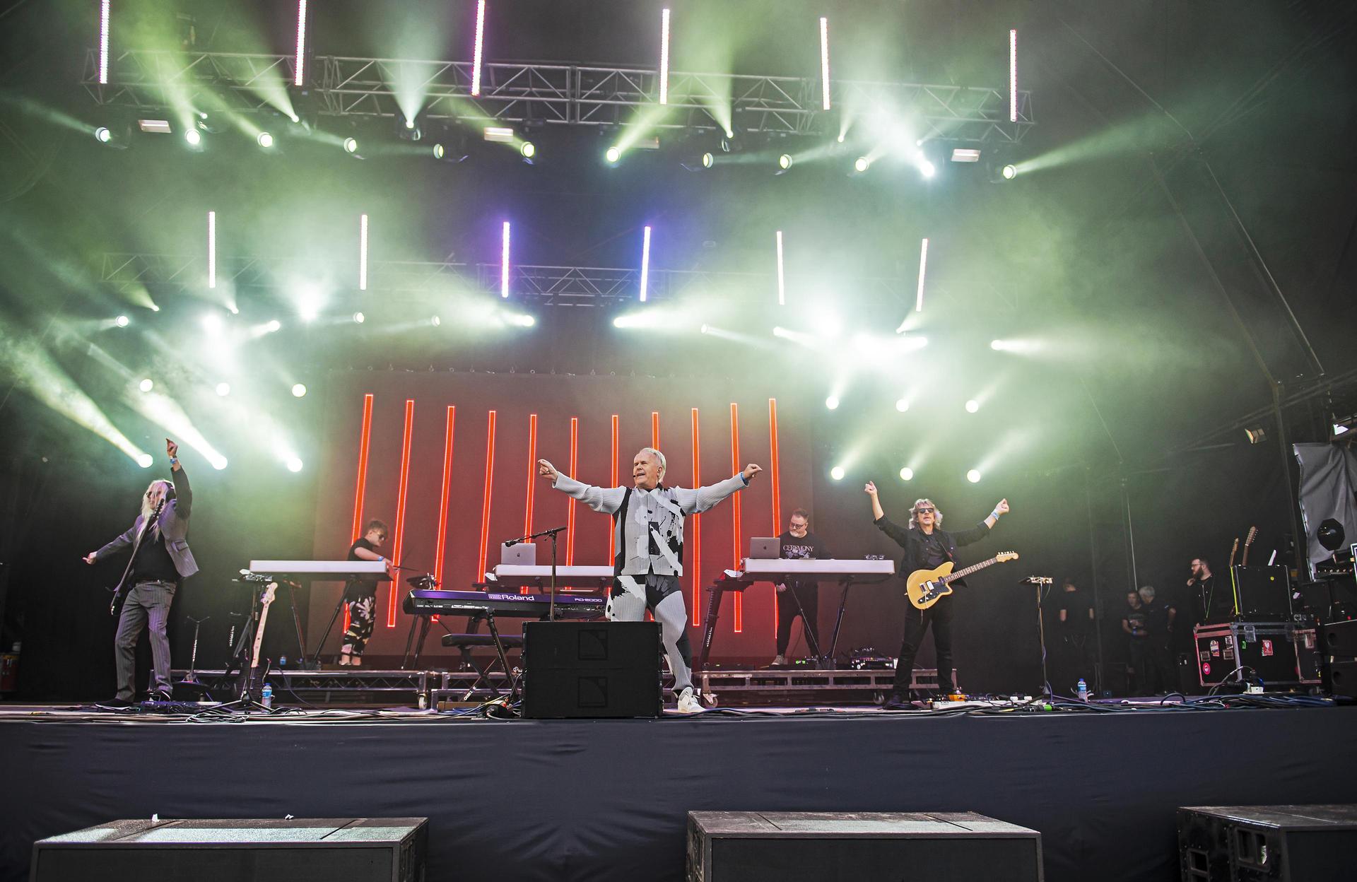 Howard Jones op het podium