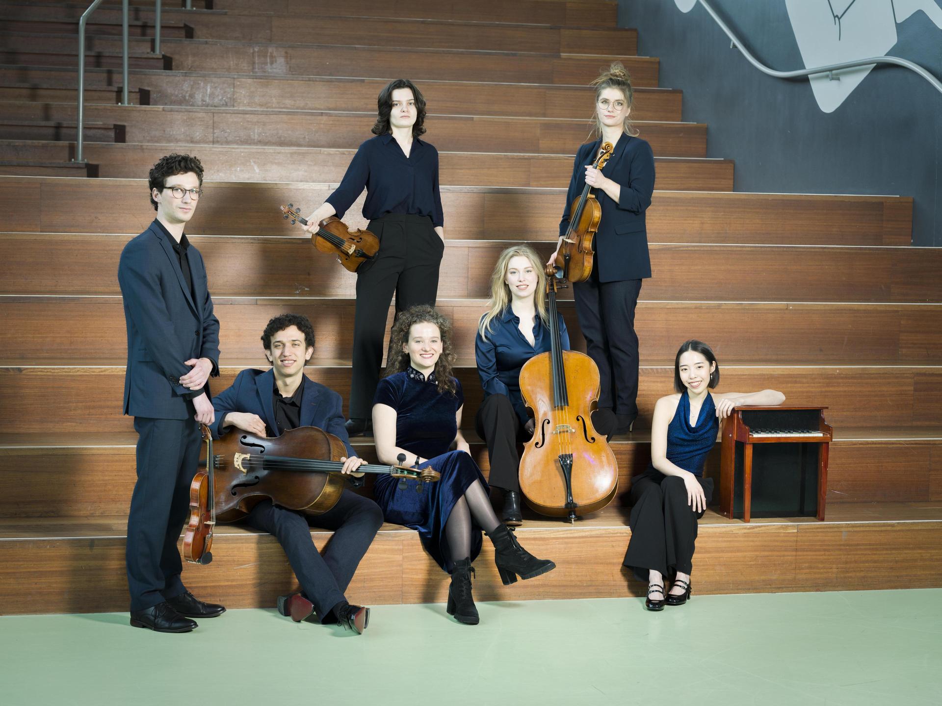 Dutch classical talent poseert