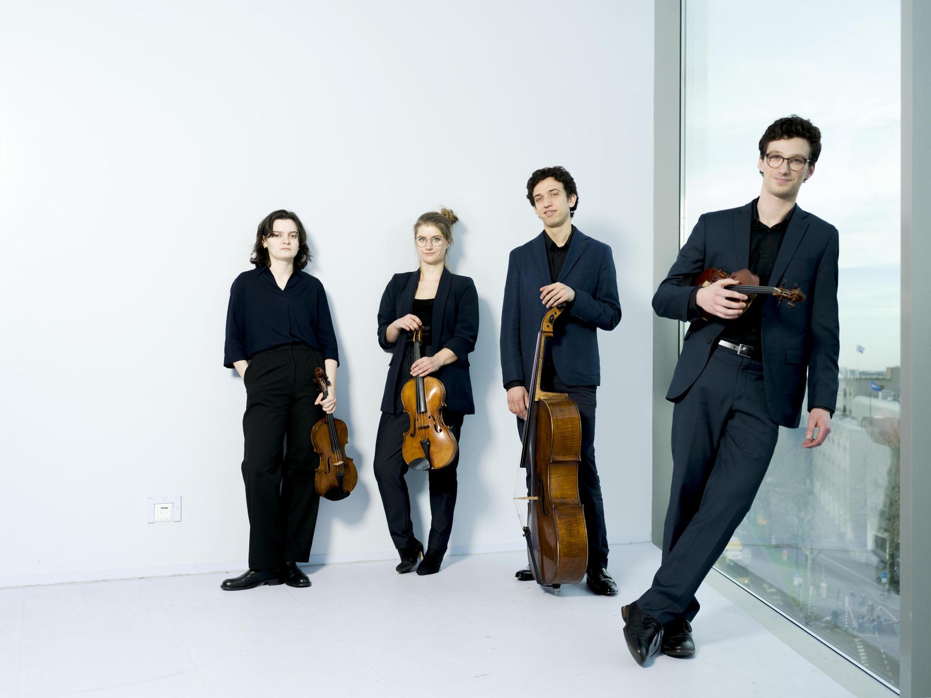 Martin String kwartet poseert