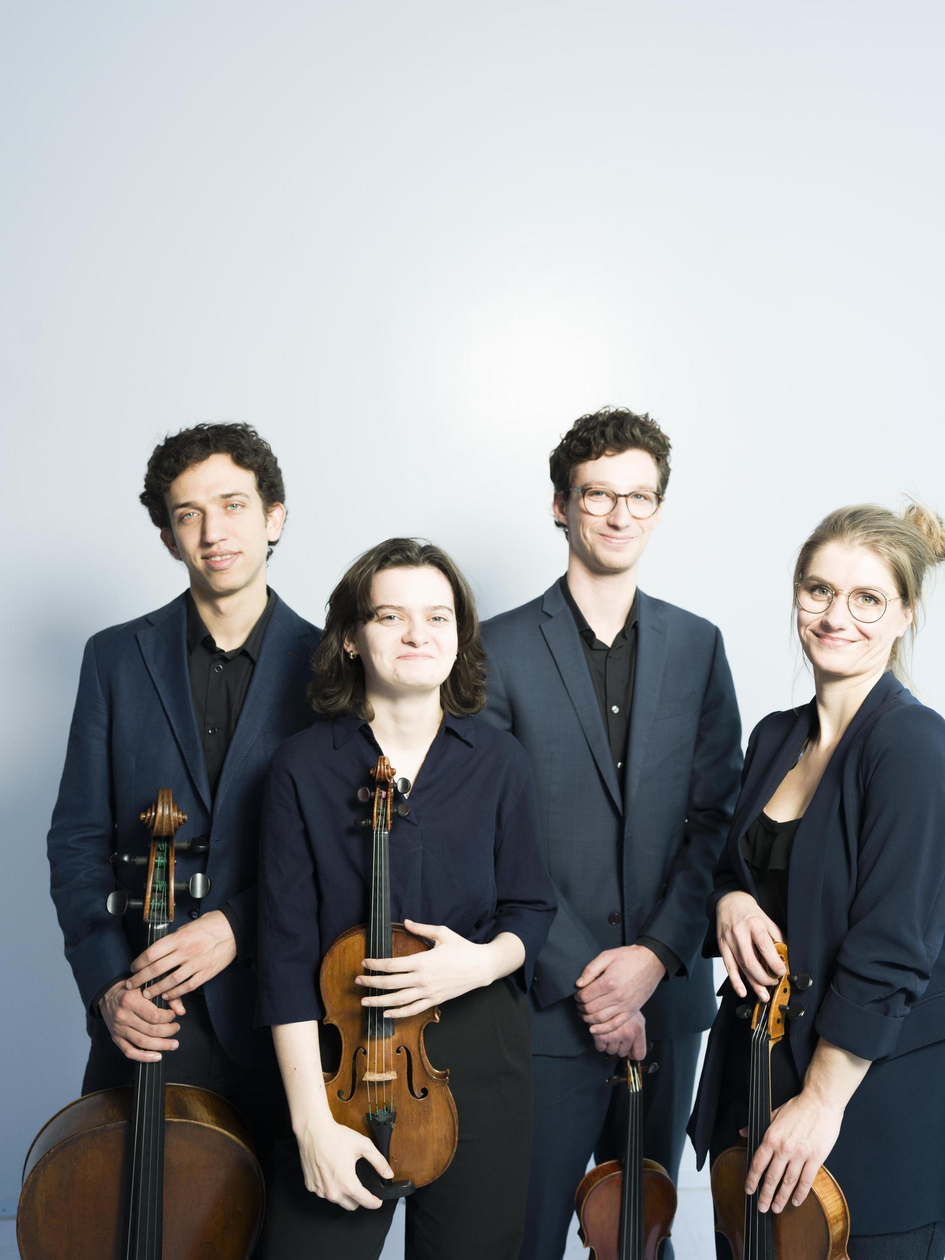 Martin String kwartet poseert