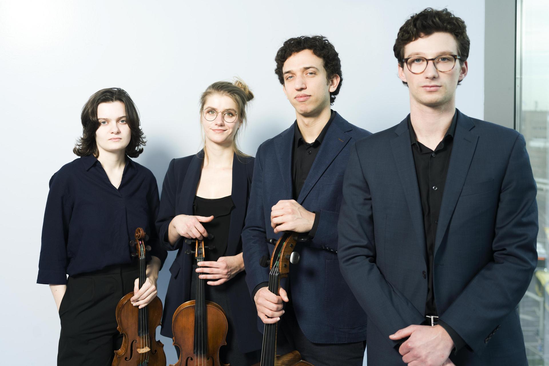 Martin String kwartet poseert