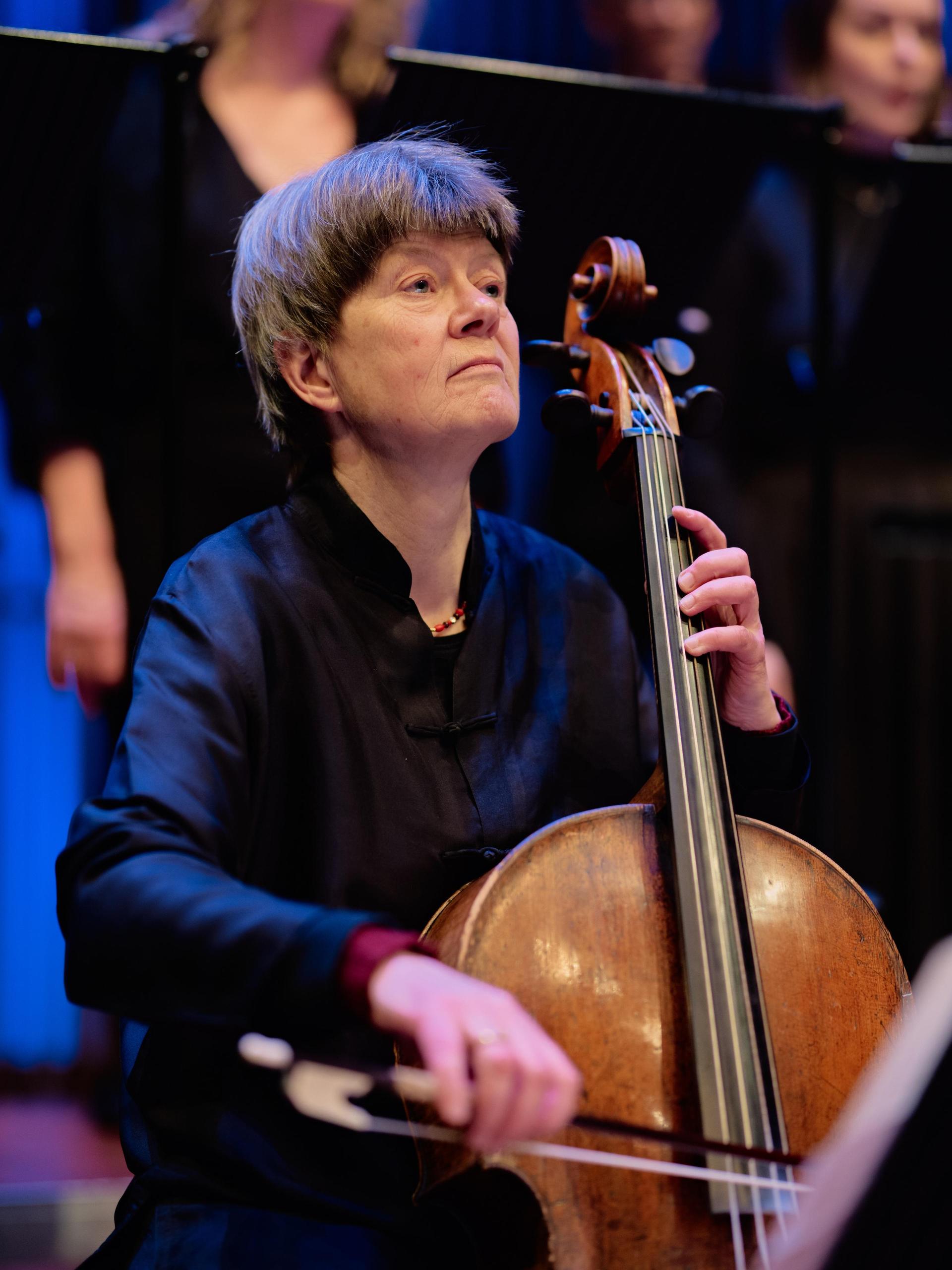 The Orchestra plays music on the stage.
