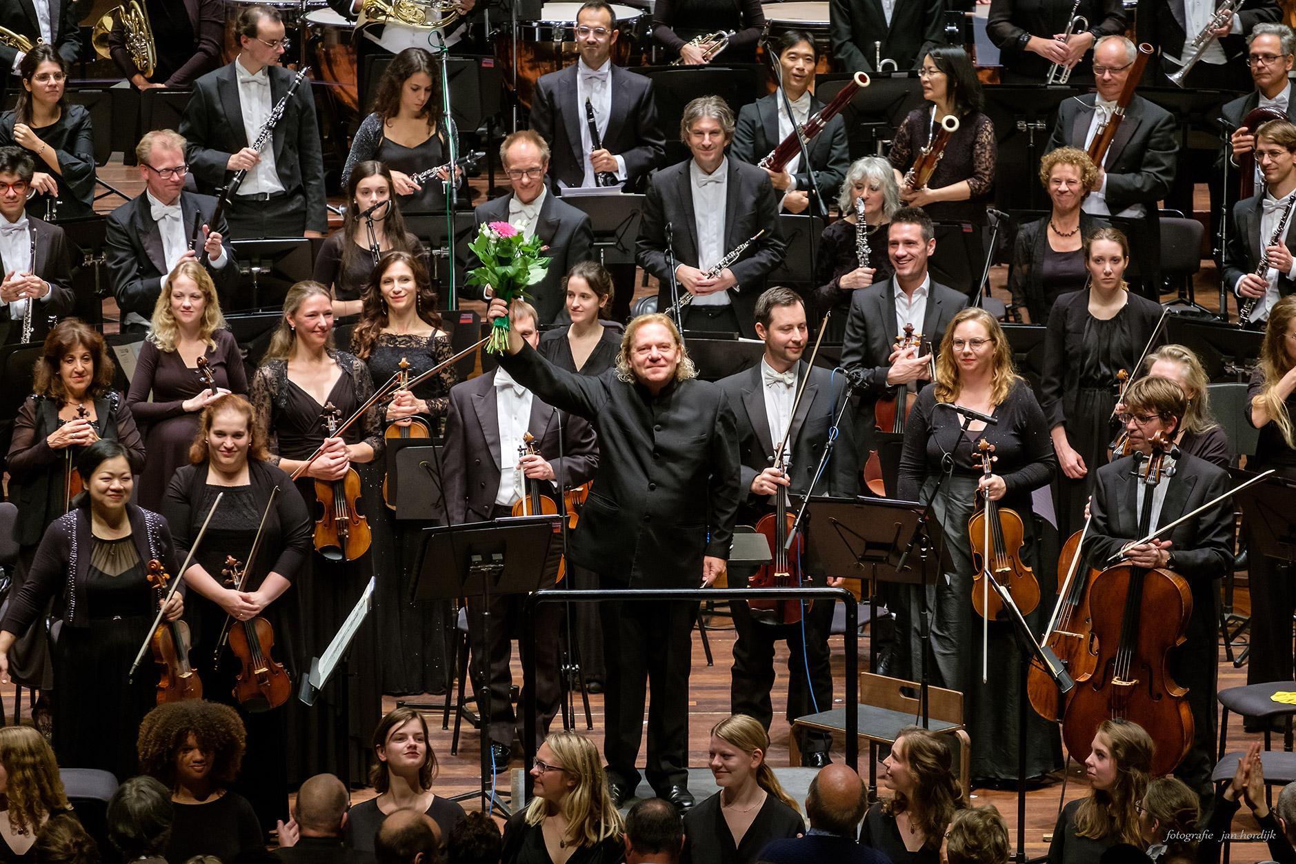 Sinfonia Rotterdam performs on stage