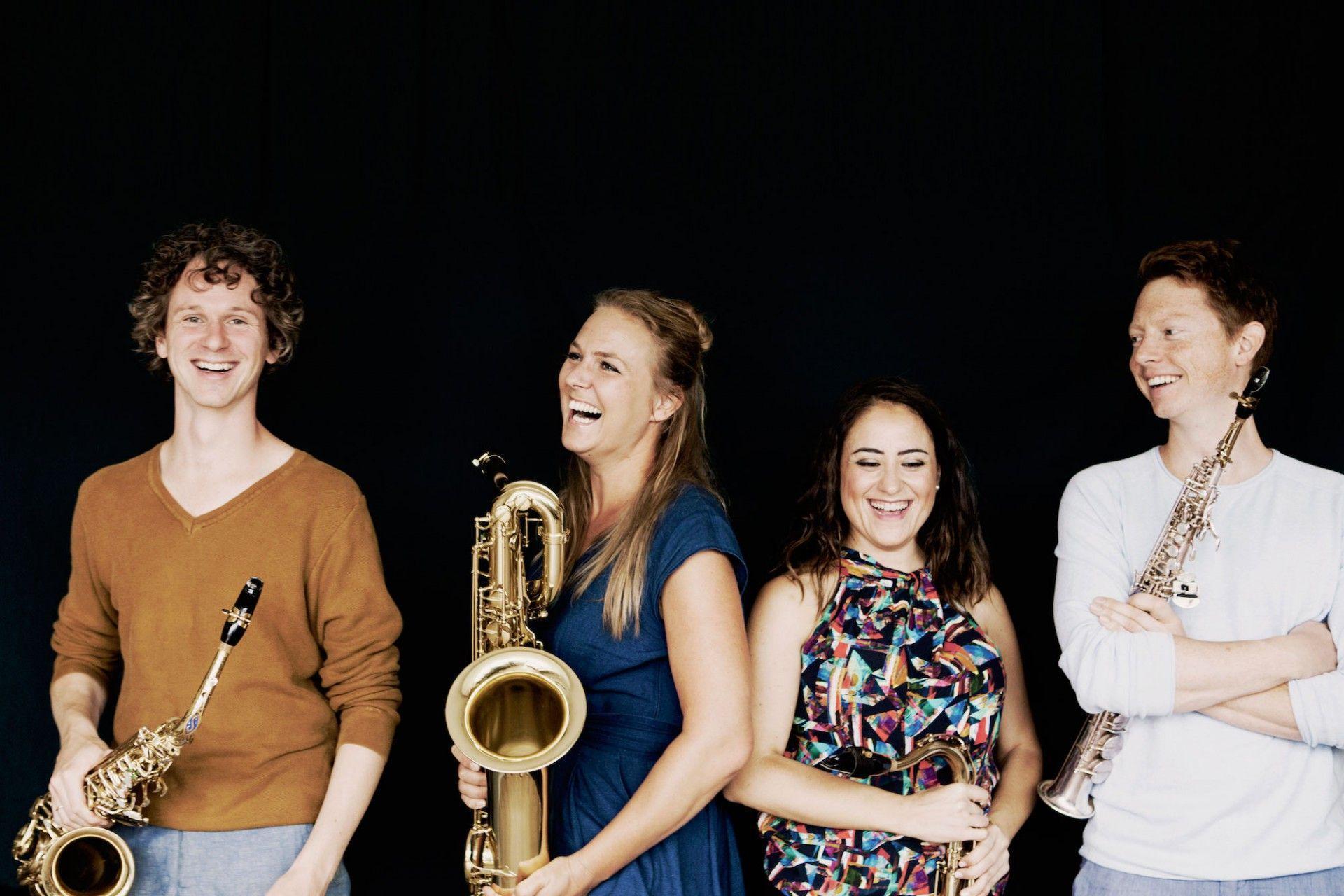 The Berlage Quartet poses