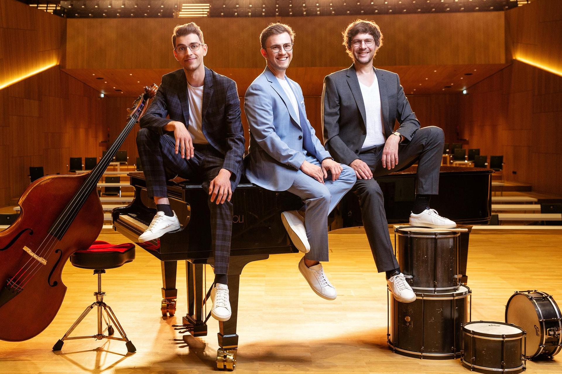 Frank Dupree Trio poseert