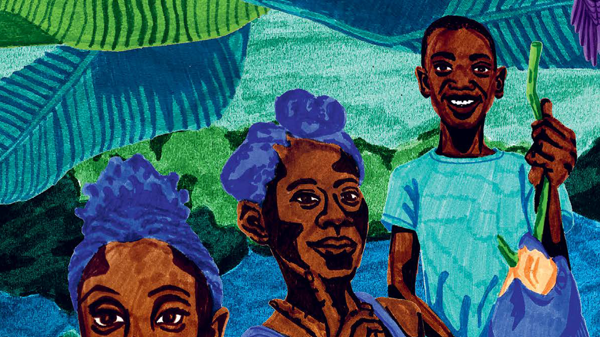 Illustratie Kinderen van Mavungu