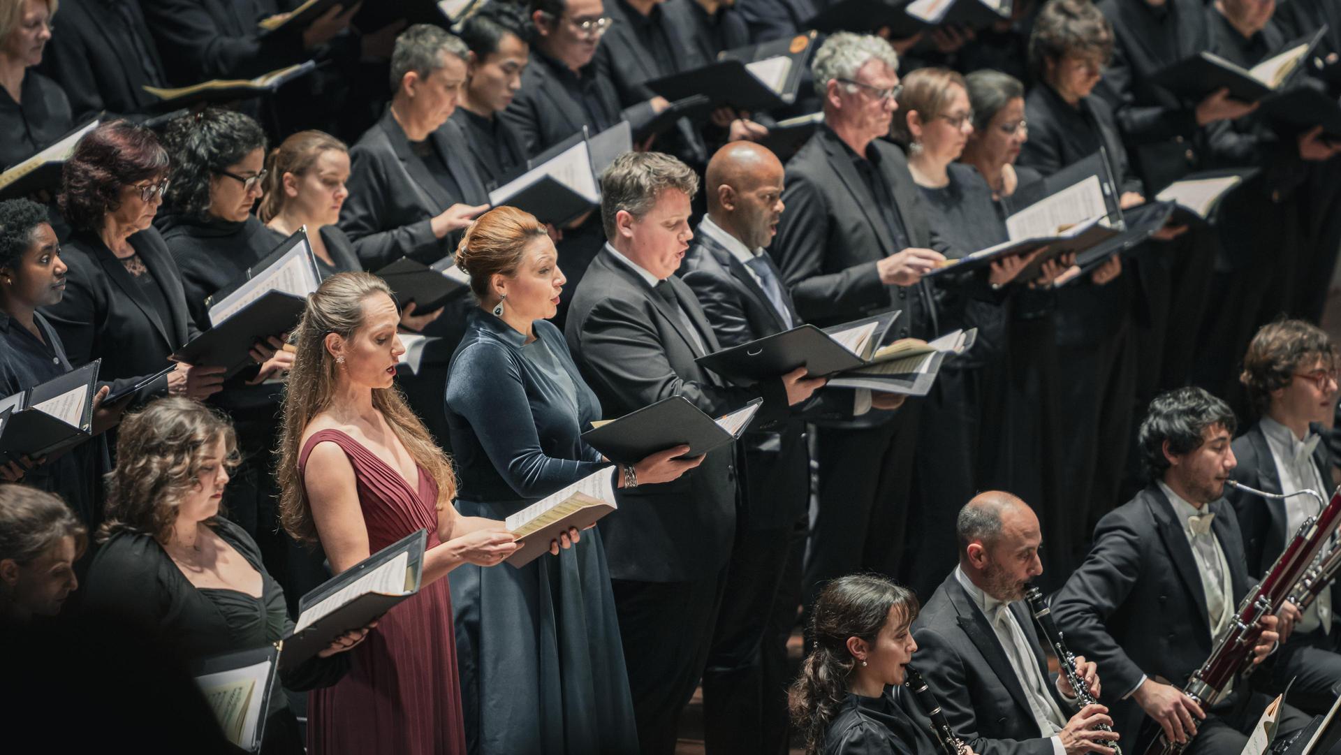 Sinfonia Rotterdam performs on stage