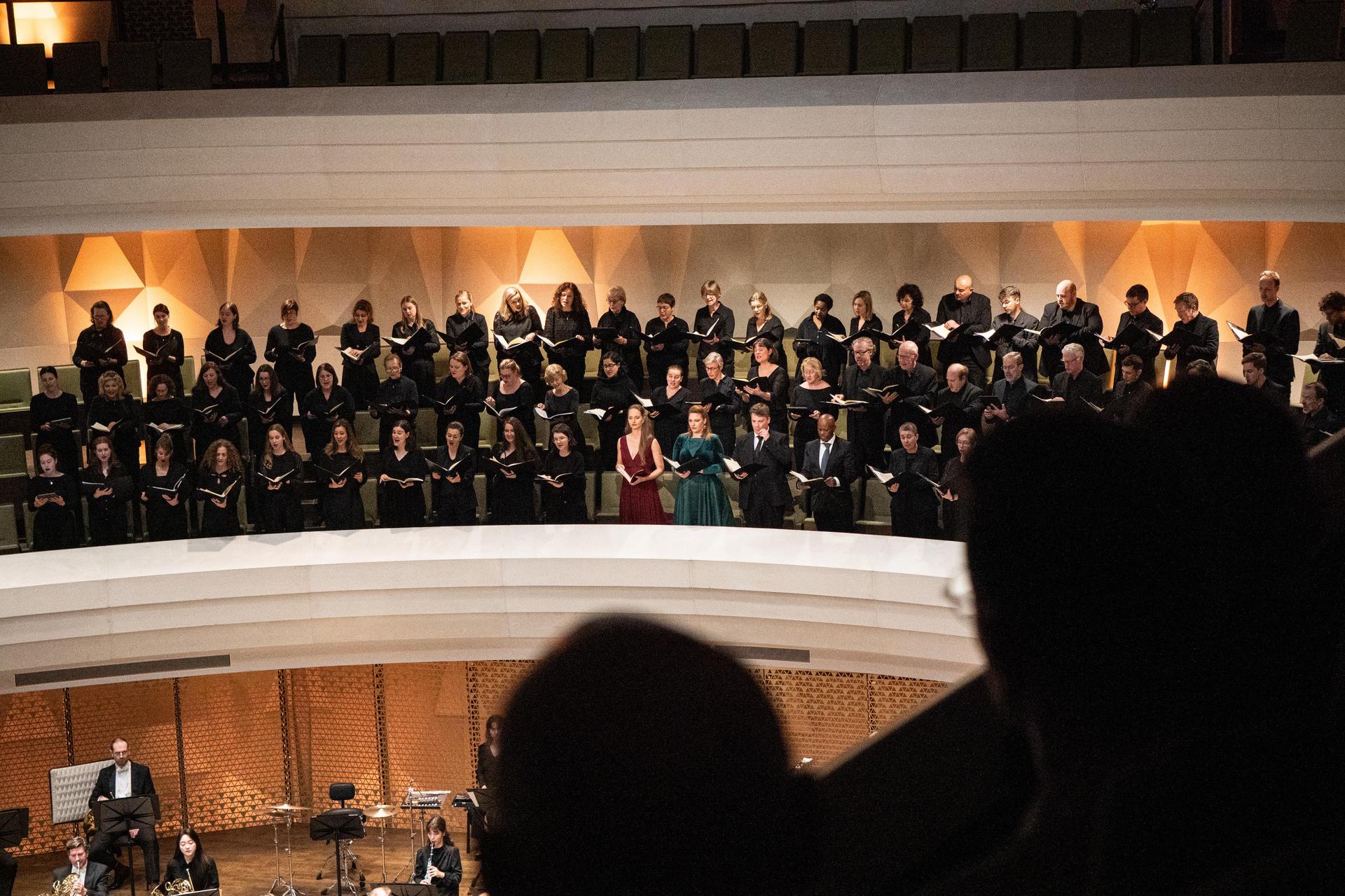 Sinfonia Rotterdam performs on stage