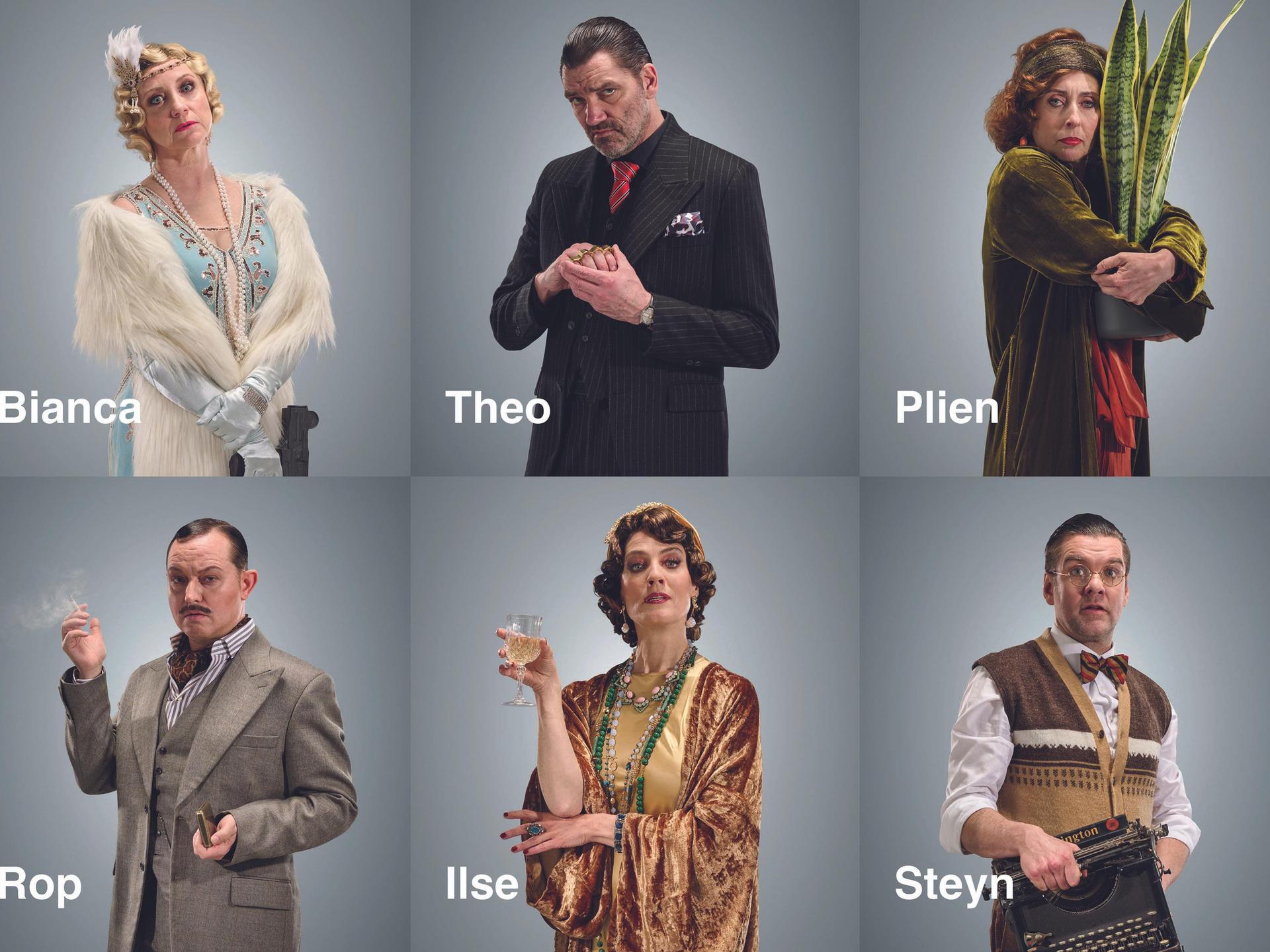 Theo Maassen, Ilse Warringa, Plien en Bianca, Rop Verheijen, Steyn de Leeuwe
