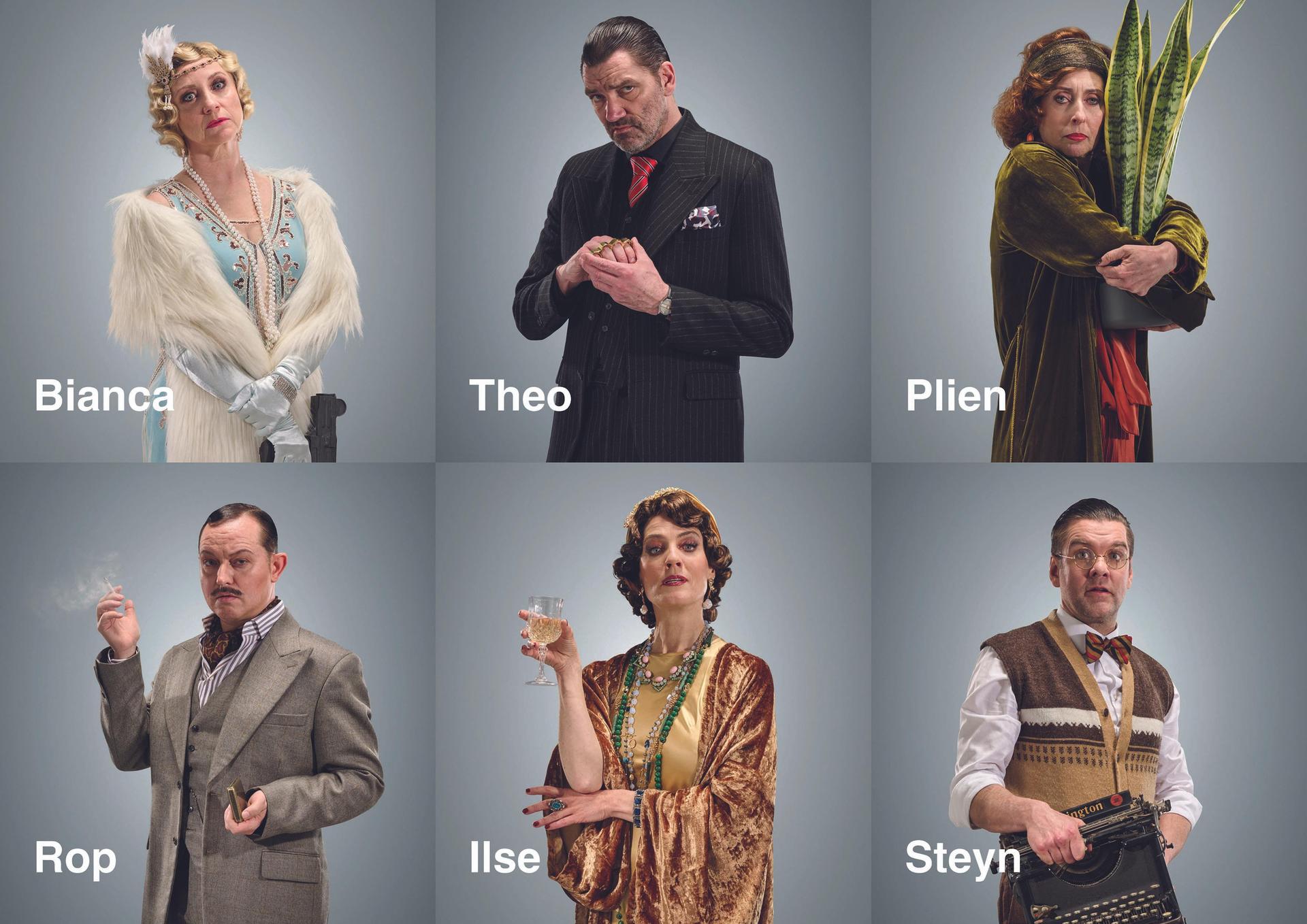 Theo Maassen, Ilse Warringa, Plien en Bianca, Rop Verheijen, Steyn de Leeuwe