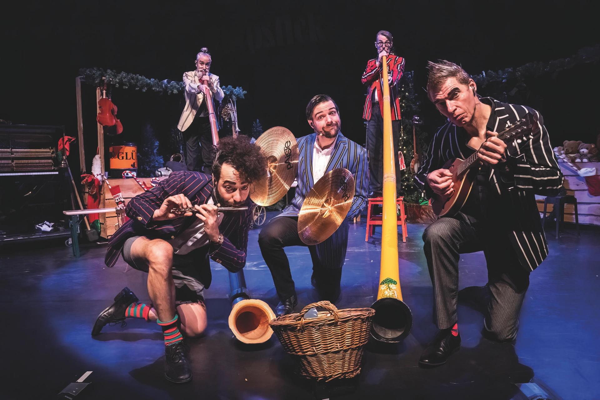 Scenefoto's Slapstick Kerstshow
