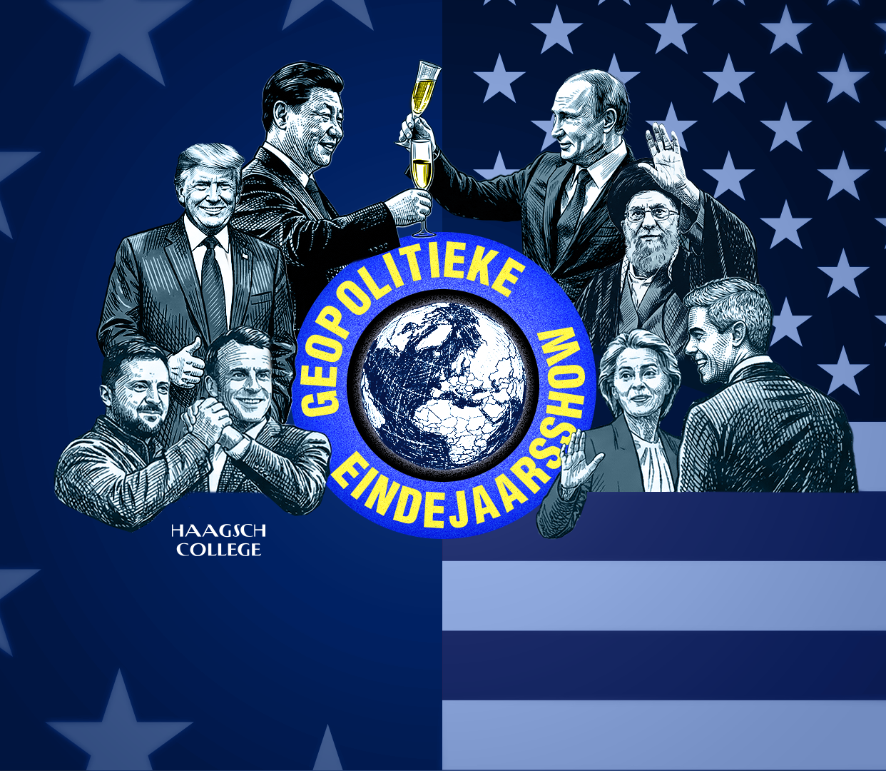 De Geopolitieke Eindejaarsshow - Laila Frank, Stefan de Vries, Vincent Rietbergen en Kiki Schippers