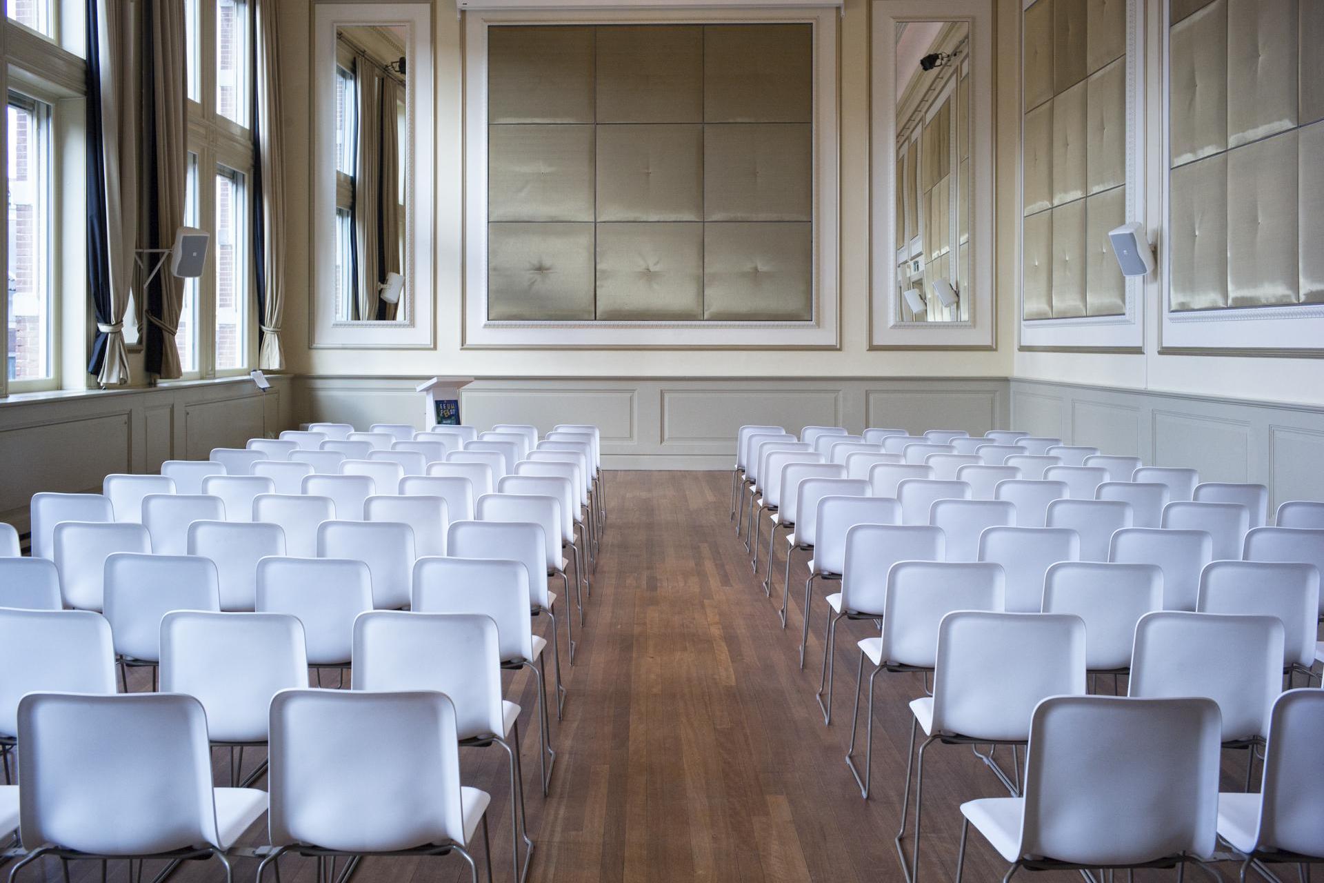De Van Beinum Zaal in muziekhuis en evenementenlocatie PHIL in het centrum van Haarlem