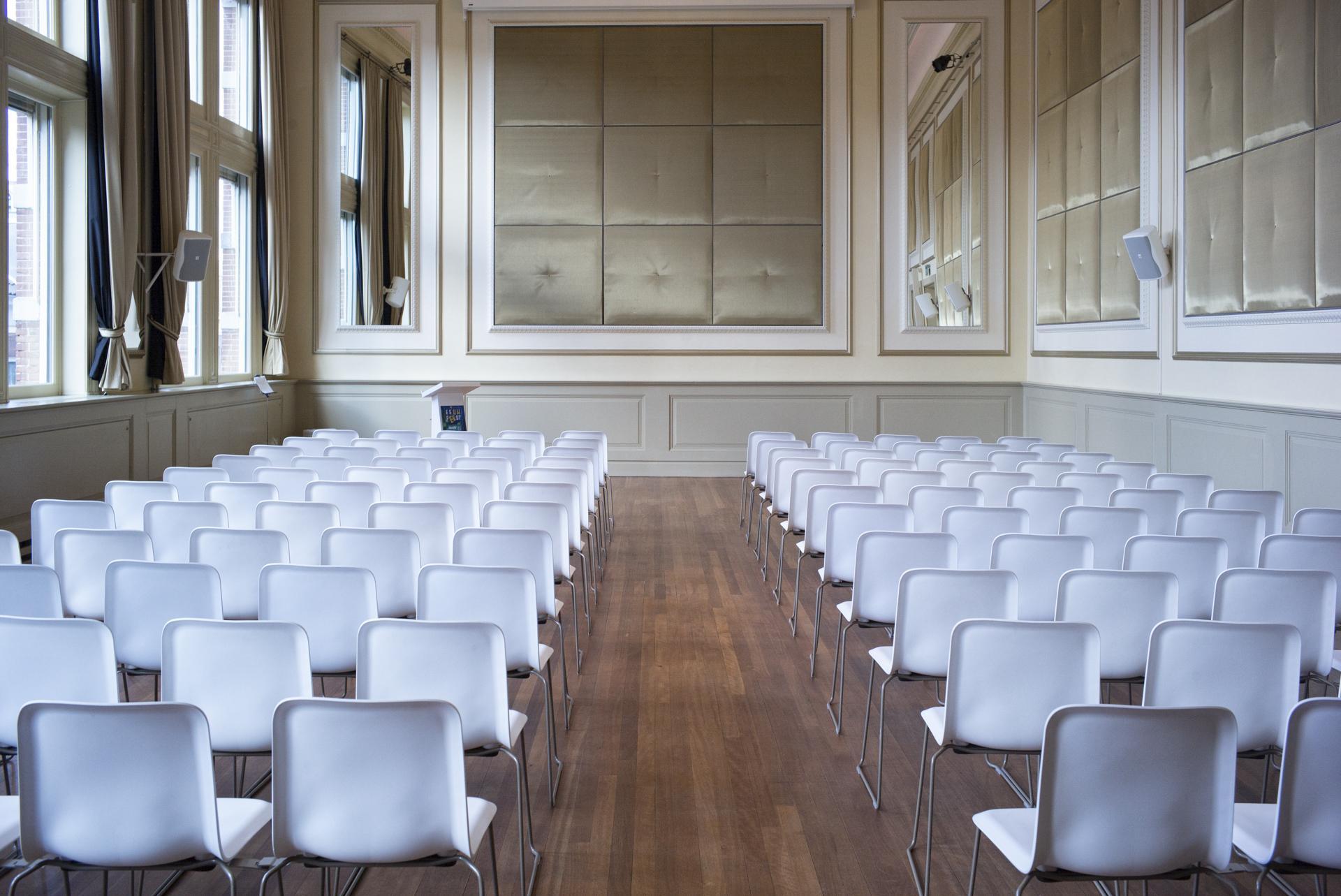 De Van Beinum Zaal in muziekhuis en evenementenlocatie PHIL in het centrum van Haarlem